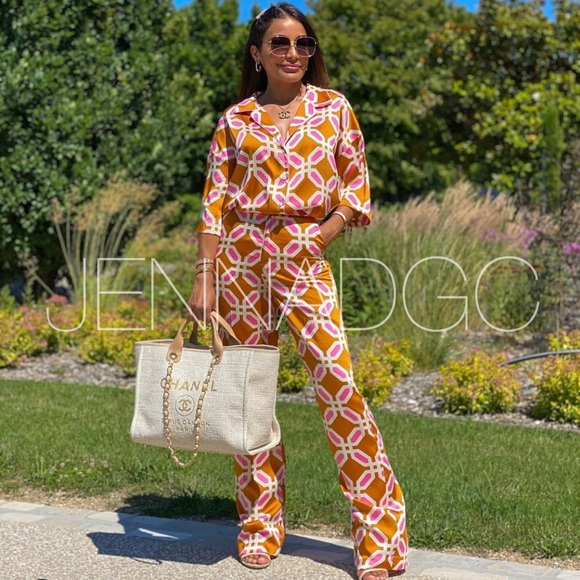 LAST ONE Zara Pajama Style Two Piece Set - Picture 8 of 16